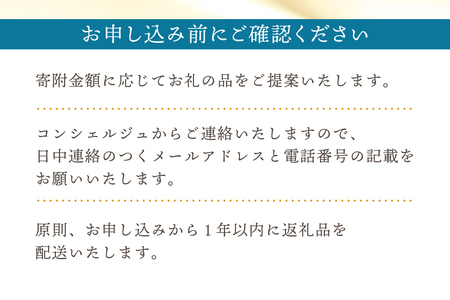 【あなただけの返礼品をお届け!】 コンシェルジュ サービス 寄附金額 30万円 オーダーメイド プラン