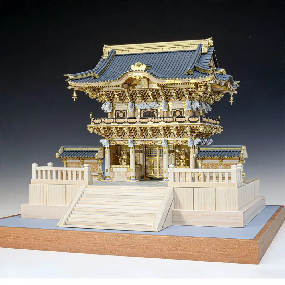 ウッディジョー　1/50　日光東照宮　陽明門　木製模型キット