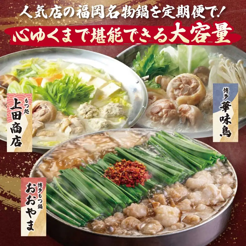 Z08-87 鍋大容量定期便！【隔月定期便（年6回発送）】もつ鍋 水炊き