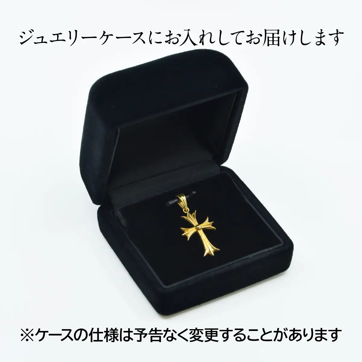 純金製(Ｋ２４) ミニクロスペンダント ALPBK167
