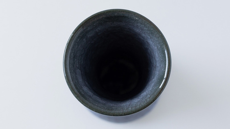 【氷裂貫入青瓷】花器 （小野寺裕司 作） 径7.3cm×高さ21cm
