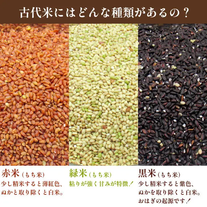 壱岐島の古代米 黒米 2kg (1kg×2袋)[JDB125]