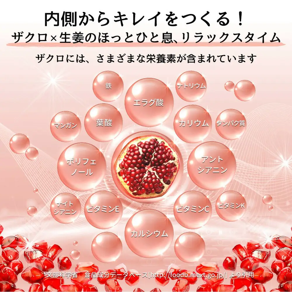 魅惑ザクロ GINGER Boost(福岡市返礼品)【4袋入り】