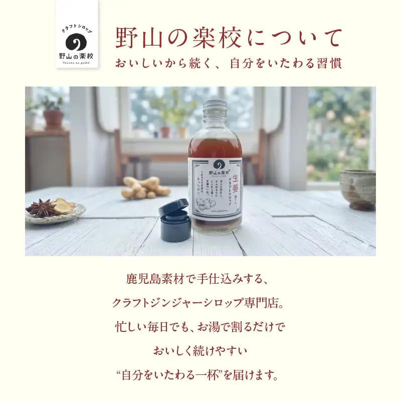 【先行予約】2514 クラフト シロップ （ 黒糖 × しょうが × でで ） 300ml × 3本 KN107-001-03 飲料 生姜