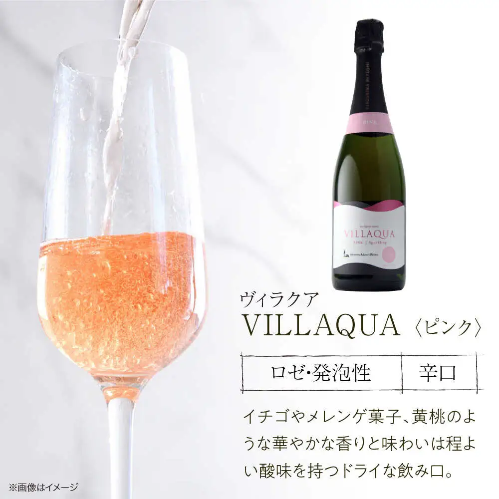 ワイン VILLAQUA グリーン・ピンク [APAZ156] スパークリングワイン セット