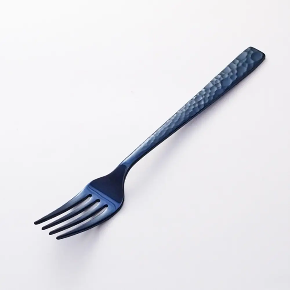 YUEN(PVD BLUE)10pcsペアディナーセット