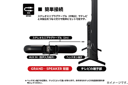 ORION(オリオン) 　テレビ用スピーカー　GS-SP1