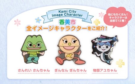 香美市星のキャラクターピンバッジ（カミーティア） ピンバッジ バッジ やなせたかし やなせたかし先生デザイン 香美市限定 ふるさと納税限定 高知県 香美市