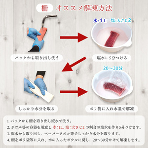 訳あり 天然 ミナミマグロ 中トロ 柵 刺身 焼津 海の極 500g (a10-1282)