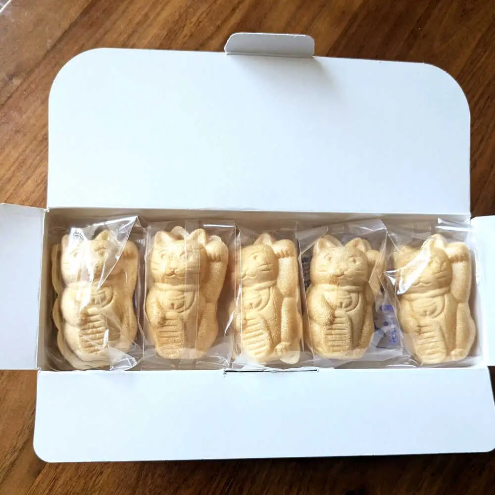 招き猫フロランタン 3箱（1箱5袋入） / お菓子 菓子 小分け 割れ スイーツ おやつ フロランタン 常温 手土産 ギフト お土産 / 瀬戸市 / 株式会社フラットフィールド[BBEE004]