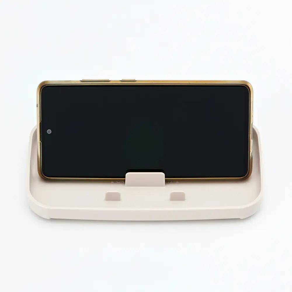食洗機、電子レンジ対応 スマホスタンド付き 弁当箱 600ml 1段 箸付き PLB6SSH ベージュ 奈良県奈良市 4-174 716966