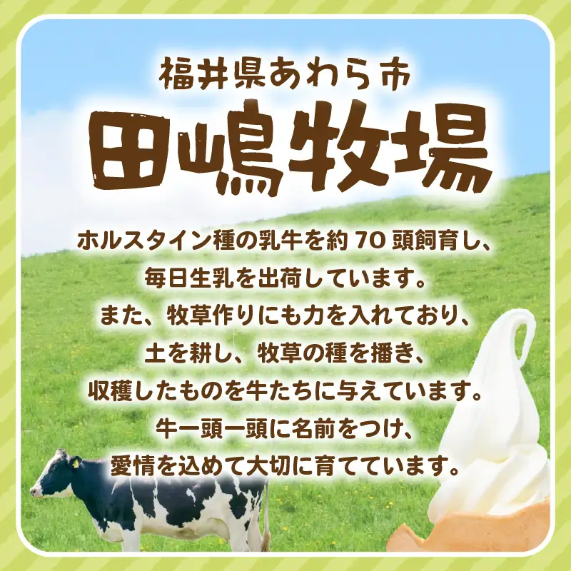 田嶋牧場のソフトクリーム屋 ソフトクリーム 引換券 8枚 ソフトクリームフレッシュみるく味ふつうサイズ(コーンまたはカップ) 引換券 デザート スイーツ 旅行 アイス アイスクリーム 手作り [aw109-a002]