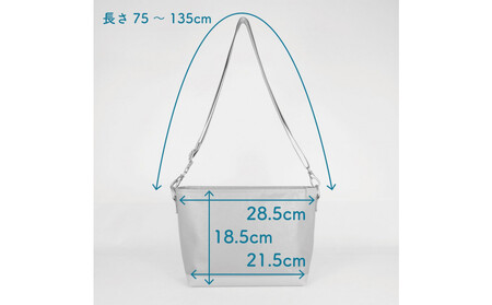 TENT BAG HEIDI.03　防水ショルダーバッグ【グレー】 AJU0007VC03
