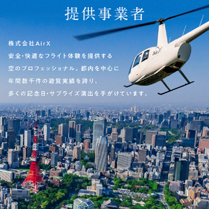 【1日1組限定！ふるさと納税限定プラン】船橋市内周遊ヘリコプター遊覧ギフトチケット（20分）