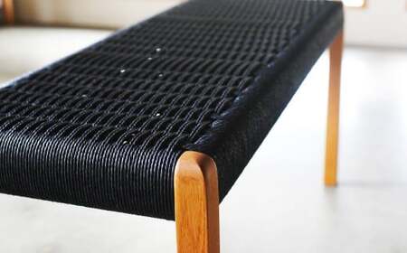 ベンチ【Sサイズ】オーク材　ブラック【ベンチ 椅子 イス いす 生活 暮らし お洒落 TKM FURNITURE 岡山県 倉敷市 おすすめ 人気】