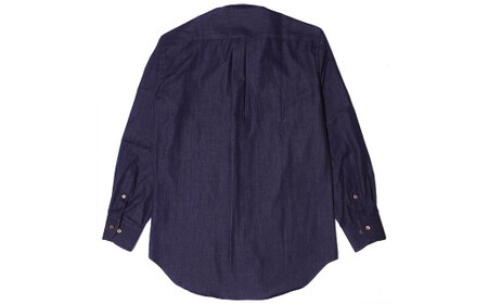 【39／82サイズ】 inBlue デニムシャツ ベーシックパープル(KNSH6330-003)【デニム デニムスーツ デニムシャツ オリジナル お洒落 岡山県 倉敷市 おすすめ 人気】