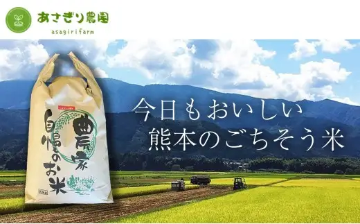 令和7年産 「 くまさんの輝き 」10kg 精米 コメ 米 お米 熊本県産 ごはん 白米 国産 九州 熊本県 あさぎり町 【2026年5月下旬迄発送予定】