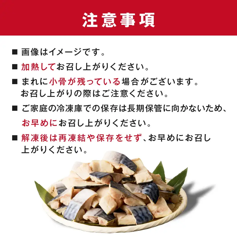 【訳あり】 さば 骨取り塩サバ 約1kg｜鯖