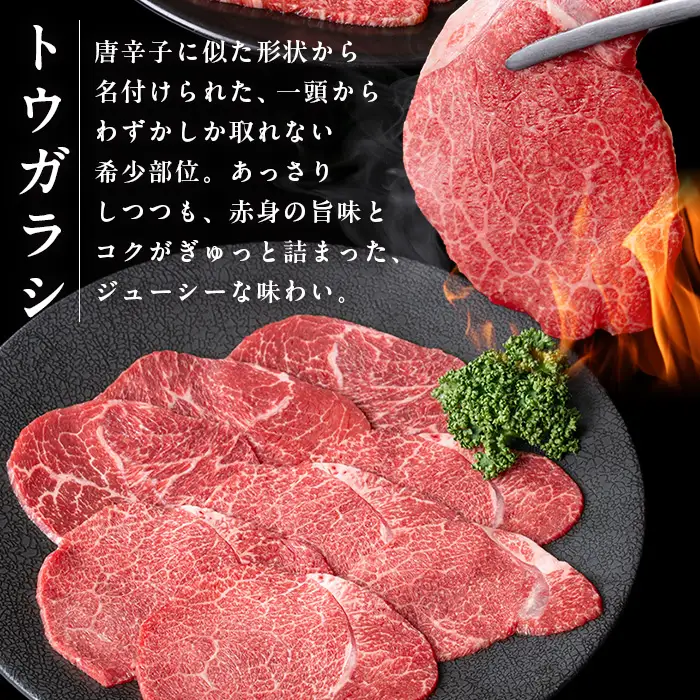 i1336 鹿児島県産 黒毛和牛 赤身希少部位セット焼肉用(計600g) カタ三角 トウガラシ 希少 部位 赤身 焼肉 国産 九州産 牛肉 国産牛 セット レア 小分け 焼き肉 BBQ 冷凍配送 【スターゼン】