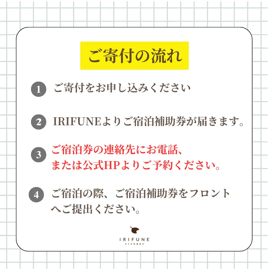 宿泊利用券 IRIFUNE 5,000円 [A-098001]