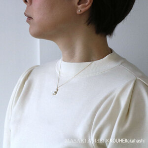 【 MASAKI AMSEI×高橋広平　雷鳥保護プロジェクトコラボ 】羽ばたく雷鳥のペンダントトップ(＋45cmチェーンセット)