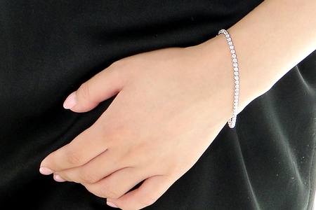pt900【2.0ct】ダイヤモンド テニス ブレスレット CSBL00019-PT SWAV081