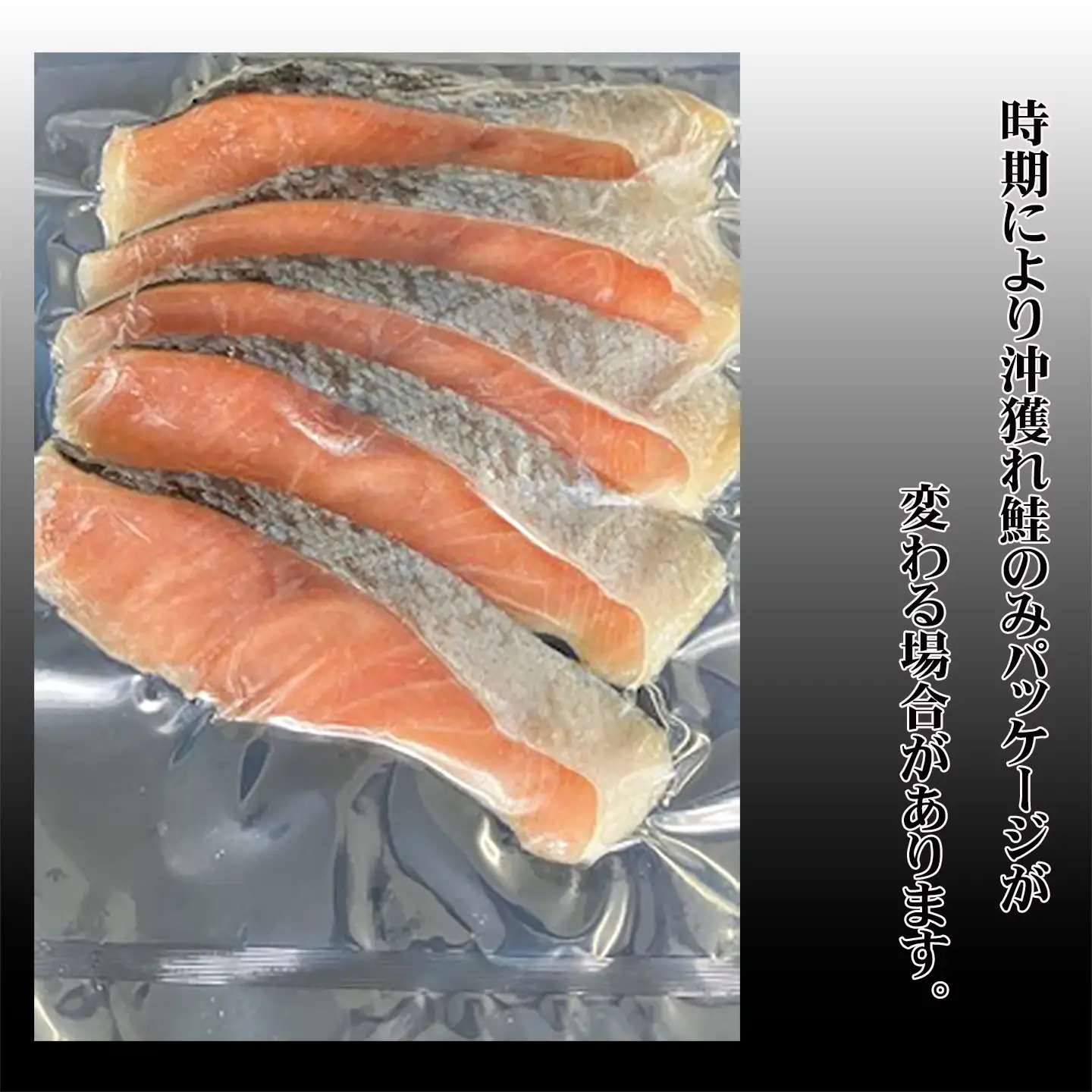 甘塩紅鮭5切×2P、甘塩沖獲れ鮭5切×2Pセット A-70007