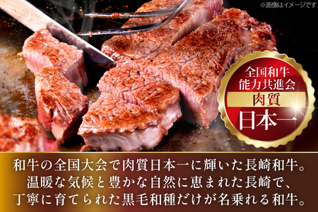 AJ540 【12回定期便】長崎和牛 ヒレ ステーキ 約450g (150g×3枚)