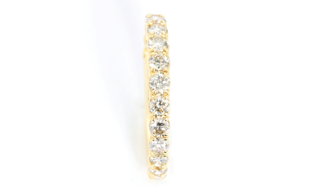 K18YG　天然ダイヤモンド　リング　1.0ct【R17777B】（サイズ：9号～18号）