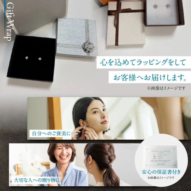 PT900　天然ダイヤモンド　ピアス　1.0ct【P17783A】