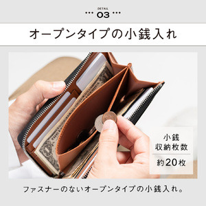 長財布 メンズ カーボンネイビー MURA｜長財布