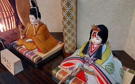 ひな人形　親王飾　皇（こう）　【11100-1078】