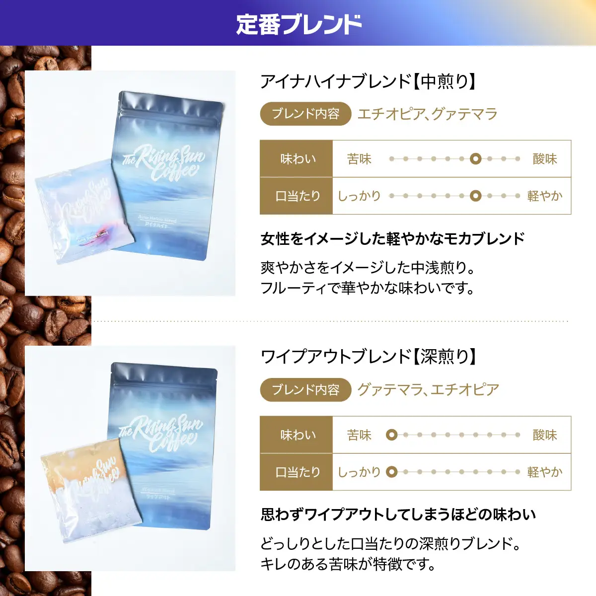 TRSC GIFT コーヒー【豆】〔200g×2個セット〕 BF003