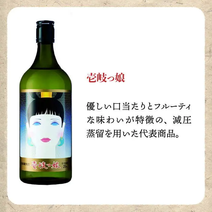 麦焼酎 飲み比べ 3種×720ml（25度）【壱岐の島・伝匠/壱岐っ娘/壱岐の島】《壱岐市》【壱岐の蔵酒造】[JBK011] 焼酎 壱岐焼酎 むぎ焼酎 麦焼酎 本格焼酎 お酒 ギフト プレゼント 地酒 飲み比べ セット 15000 15000円[JBK011]