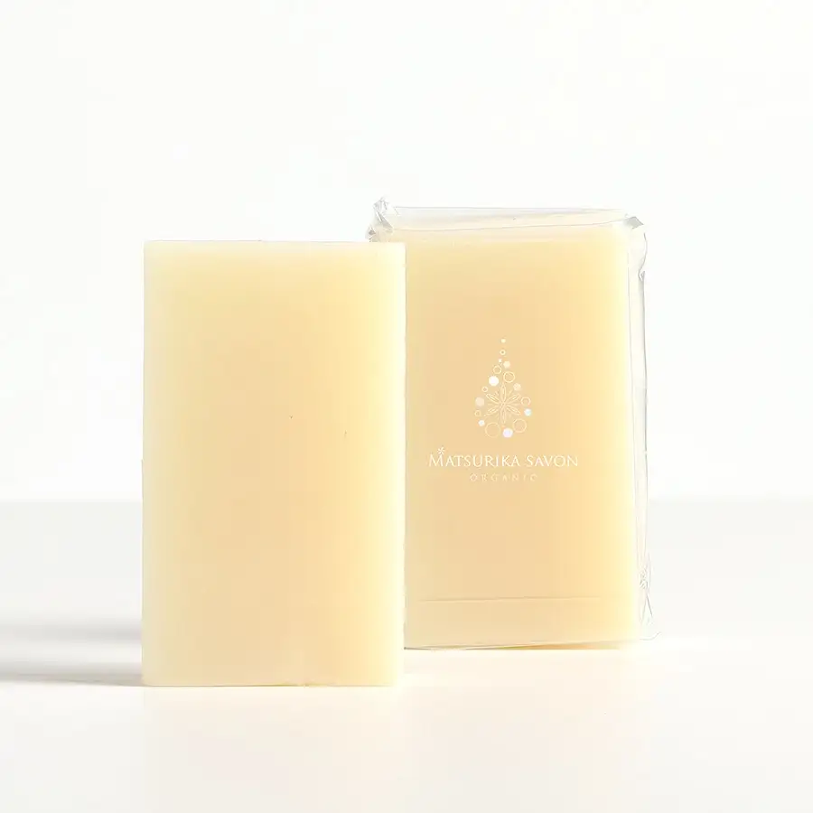 石鹸 岡山県真庭市蒜山 オーガニック石鹸（ピュアベビー）75g1個 【savon016-01】