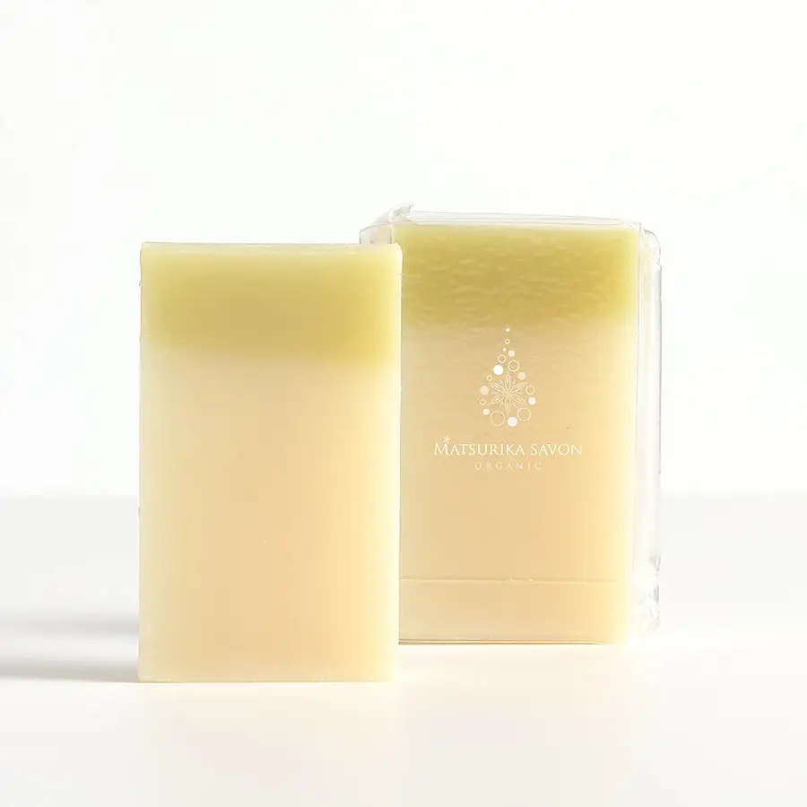 石鹸 岡山県真庭市蒜山 オーガニック石鹸（クロモジ）75g1個  【savon021-01】