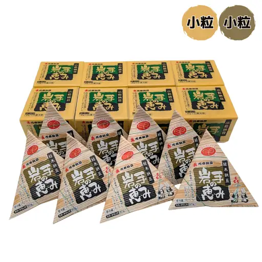 花巻納豆　岩手の恵みセット （小粒3パック×8個＋経木納豆8パック） 大内商店　【2364】