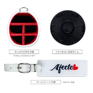 AFECTO（アフェクト） AFCB20-1L レディース キャディバッグ  バッグカラー：レッド