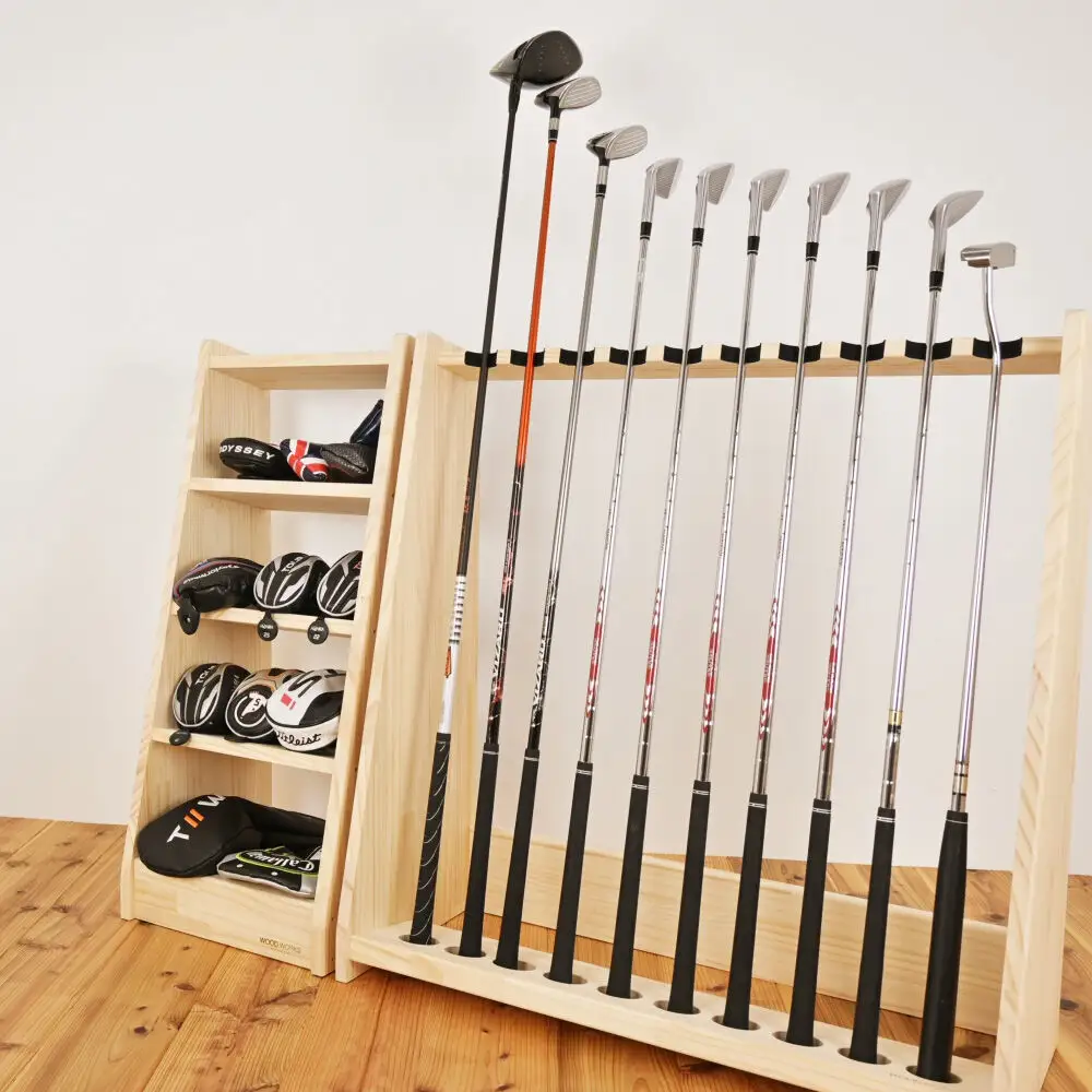 WOODWORKS ヘッドカバー＆マルチラック 【本体カラー：ナチュラル】完成品