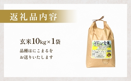 【令和8年産米先行受付】原さんちのお米 玄米 10kg にこまる 米 お米 こめ コメ ご飯  ニコマル 常温 大分県 大分 玖珠町 玖珠