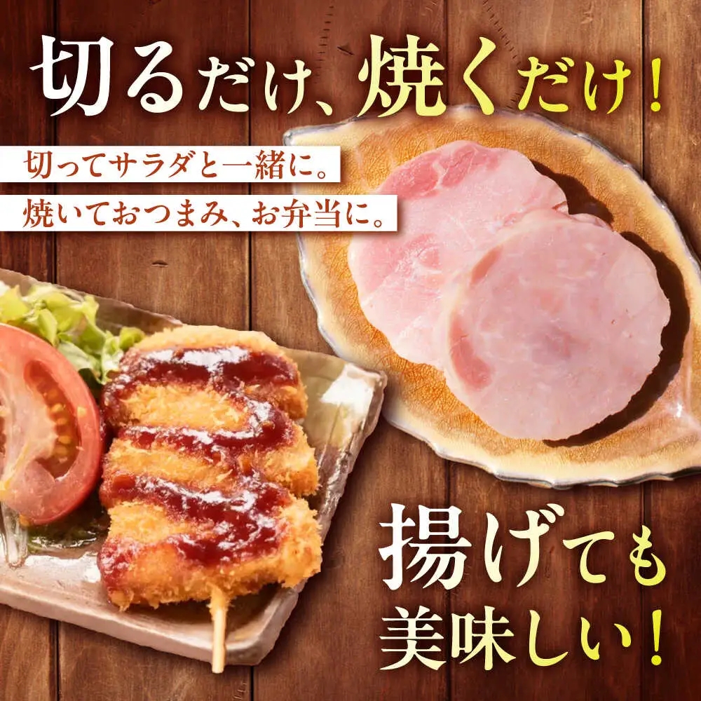 白川ハム プレスハム 2本セット 計760g / 白川町農業開発[AWAH031]ハム