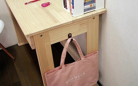 ハンドメイド 天然木 パイン材 デスク（学習机）「リード」 勉強机 学習デスク 机セット 木製 パイン 椅子 学習机 手作り