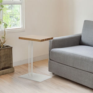 Rectangle side table （レクタングルサイドテーブル） ワークデスク H500 ホワイト_集成材  EB8-0632