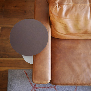 Circle side table（サークルサイドテーブル） サイドテーブル／ナイトテーブル H500 ホワイト_モーブ  EB8-0660