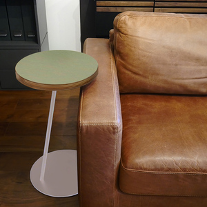 Circle side table（サークルサイドテーブル） サイドテーブル／ナイトテーブル H600 ホワイト_オリーブ  EB8-0669