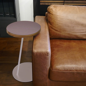 Circle side table（サークルサイドテーブル） サイドテーブル／ナイトテーブル H600 ホワイト_モーブ  EB8-0670