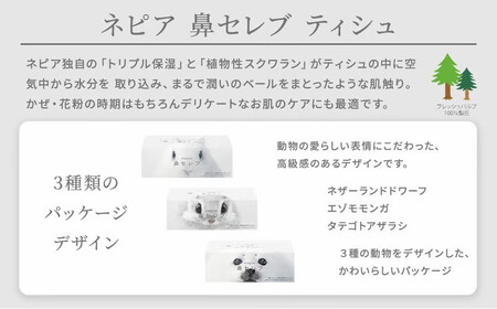 【定期便】3回発送 選べる発送間隔 ネピア鼻セレブティシュ3箱×10パック | 日用品 消耗品 必需品 ティッシュ ボックスティッシュ 箱ティッシュ ストック 鼻セレブ 保湿 花粉症 花粉 アレルギー 防災 備蓄 まとめ買い 全国 発送 一人暮らし nepia ネピア