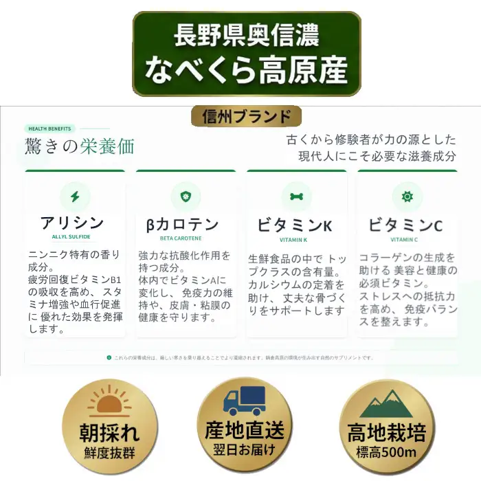 【令和9年産先行予約】行者にんにく 忍 1kg入り　1箱(140枚～150枚)《出荷時期：2027年5月中旬頃〜》株式会社ForestDoor (Ce-013)