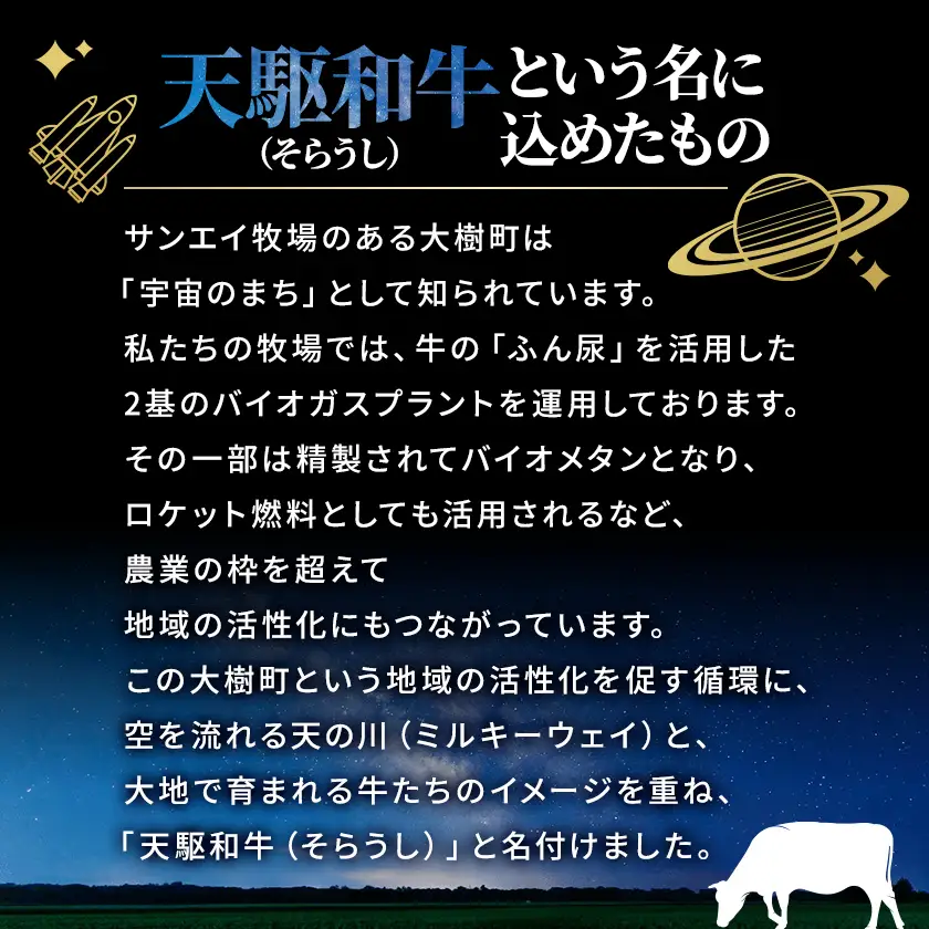 「天駆和牛(そらうし)」特上カルビ(三角バラ)  焼肉用 300g A5 黒毛和牛 十勝大樹町産【配送不可地域：離島】【1722166】