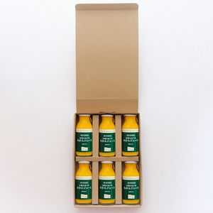 愛媛産100%ストレート 自然のめぐみ みかんジュース 180ml×6本 ギフト箱入【C25-58】【1144283】 YWTAP032